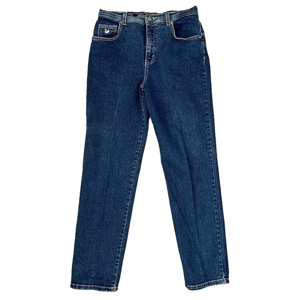 Gloria Vanderbilt Straight Leg High Rise Denim Jeans 5 Pocket Size 3